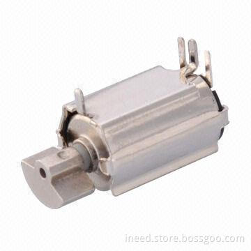 6mm Diameter Vibration Motor with 3.45mm Long Bracket Leg for Multi-Layer PCB Through Hole Assembly